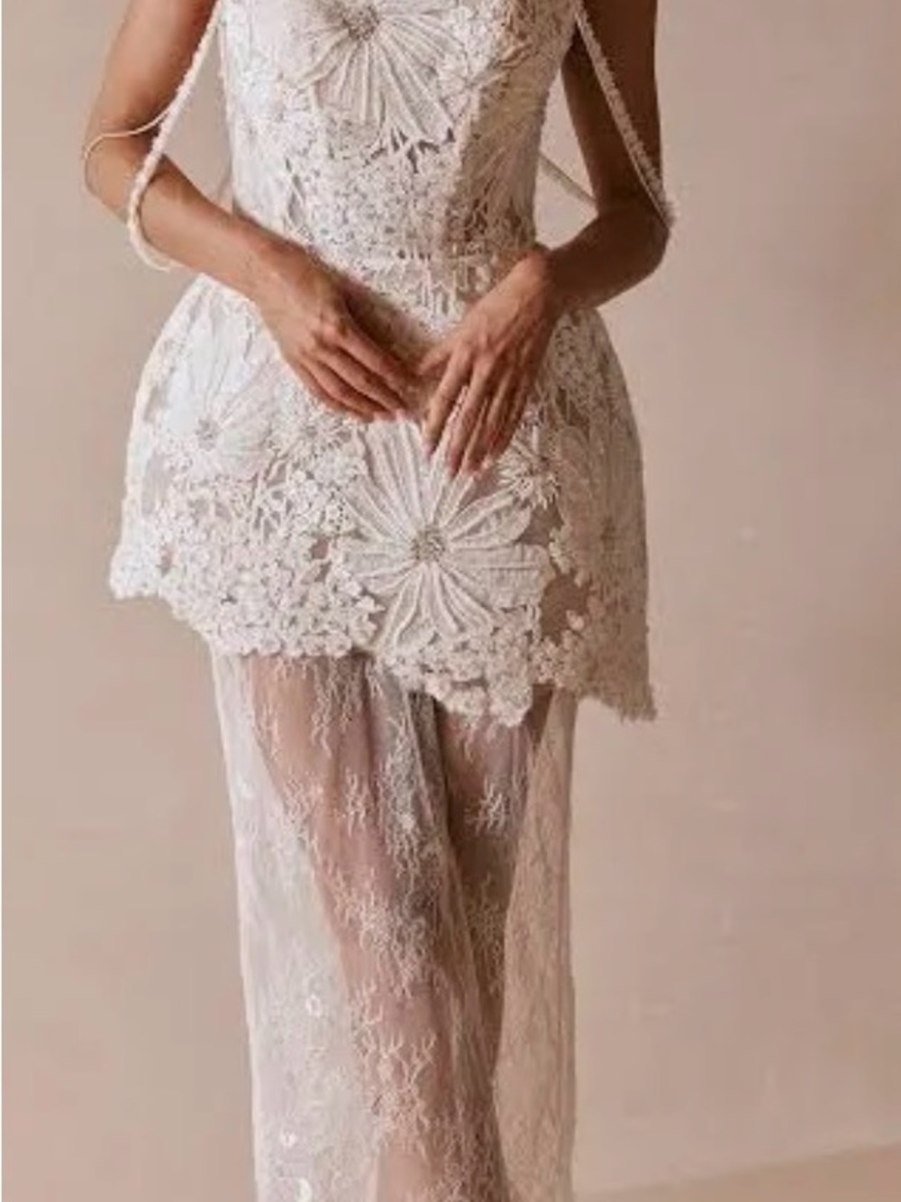 Grace Loves Lace Women's Cream and Tan Wedding-dresses